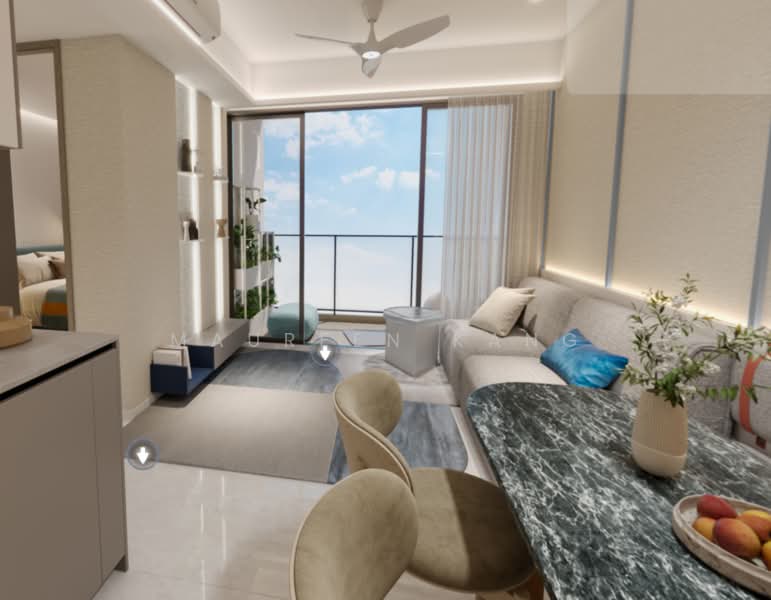 Promenade Peak, 1 Zion Road, 1 Bedroom, 527 sqft, Condominium For Sale, by Maureen Kang, 500229477 - Living Room - PropertyGuru.com.sg