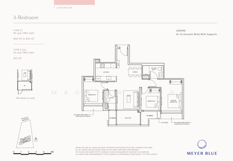 MEYER BLUE, 83 Meyer Road, 3 Bedrooms, 1,141 sqft, Condominium For Sale, by Maureen Kang, 500229514 - PropertyGuru.com.sg