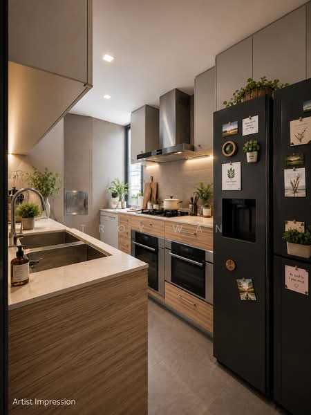 Thomson Grand, Sin Ming Walk, 3 Bedrooms, 1,356 sqft, Condominium For Sale, by Troy Wan, 500229536 - Kitchen - PropertyGuru.com.sg