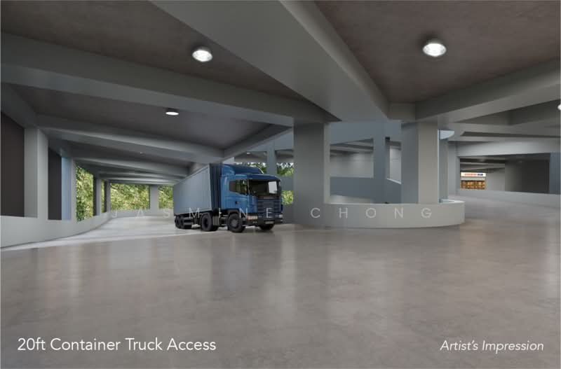 Gate+, 9 Tukang Innovation Drive, 1,615 sqft, Factory / Workshop (B2) For Sale, by Jasmine Chong, 500229565 - Ramp up access  - CommercialGuru.com.sg