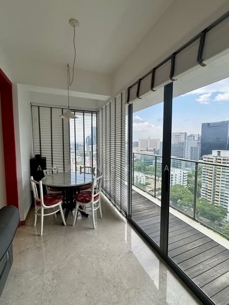 Cityscape at Farrer Park, 101 Mergui Road, 2 Bedrooms, 1,163 sqft, Condominium For Rent, by Lawrence Tang, 500229570 - Balcony - PropertyGuru.com.sg