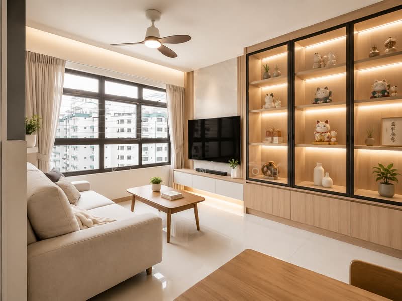 799A Woodlands Drive 60, 799A Woodlands Drive 60, 3 Bedrooms, 1,001 sqft, HDB Flat For Sale, by Kieran Koh, 500229579 - Living Room - PropertyGuru.com.sg