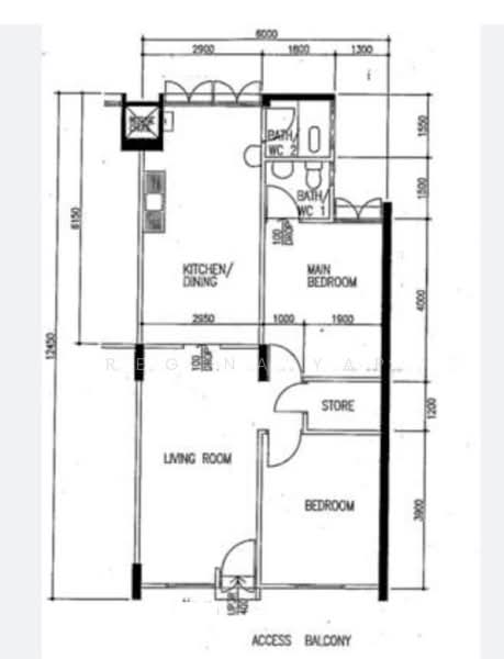 201E Tampines Street 23, 201E Tampines Street 23, 2 Bedrooms, 592 sqft, HDB Flat For Rent, by Regina Yap, 500229606 - PropertyGuru.com.sg