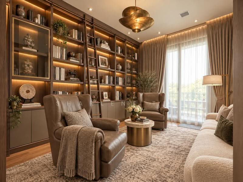 Rare 5,100sqft Corner Terrace | Pool + Lift | Multi-Gen Family Sanctuary, Inggu Road, Sembawang / Yishun, 5 Bedrooms, 5,100 sqft, Corner Terrace For Sale, by Sharlene Teo, 500229620 - (ID) Study or common room - PropertyGuru.com.sg