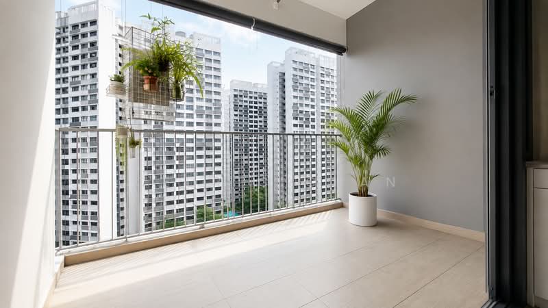 Lush Acres, 3 Fernvale Close, 3 Bedrooms, 1,098 sqft, Executive Condominium For Sale, by Cedric Chan, 500229625 - Balcony - PropertyGuru.com.sg