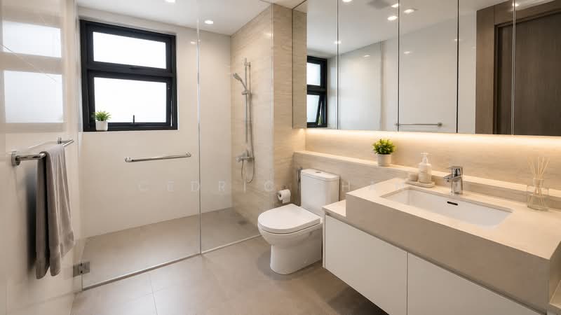 Lush Acres, 3 Fernvale Close, 3 Bedrooms, 1,098 sqft, Executive Condominium For Sale, by Cedric Chan, 500229625 - Bathroom - PropertyGuru.com.sg