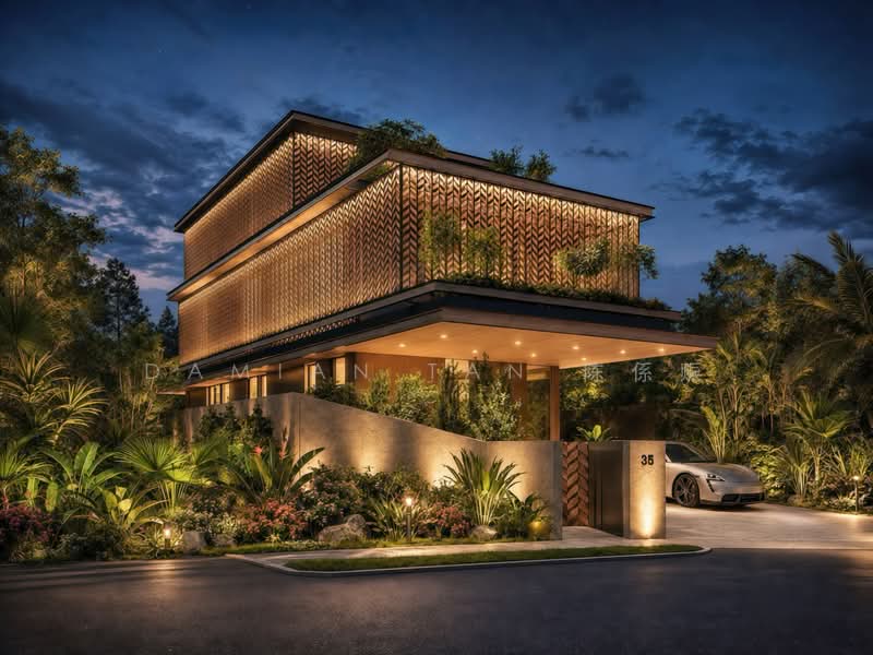 1 KM OF SINGAPORE CHINESE GIRLS' PRIMARY SCH | NEAR BOTANIC GDNS MRT STATION | BRAND NEW DETACHED, Berrima Road University Bahasa Seni Ilmu Sejarah Tempua Kheam Hock Trevose Camborne Narooma Dalkeith Harlyn Unggas Merryn Shelford Watten Hillcrest Harom Setangkai Duke's Queen's King's Princess Wales Prince Duchess Coronation Greenwood Vanda Linden, 5 Bedrooms, 9,462 sqft, Detached House For Sale, by Damian Tan 陈係赈, 500229643 - Exterior - PropertyGuru.com.sg