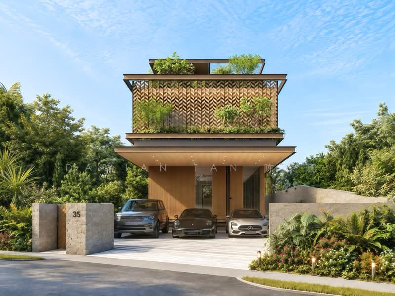 1 KM OF SINGAPORE CHINESE GIRLS' PRIMARY SCH | NEAR BOTANIC GDNS MRT STATION | BRAND NEW DETACHED, Berrima Road University Bahasa Seni Ilmu Sejarah Tempua Kheam Hock Trevose Camborne Narooma Dalkeith Harlyn Unggas Merryn Shelford Watten Hillcrest Harom Setangkai Duke's Queen's King's Princess Wales Prince Duchess Coronation Greenwood Vanda Linden, 5 Bedrooms, 9,462 sqft, Detached House For Sale, by Damian Tan 陈係赈, 500229643 - Exterior - PropertyGuru.com.sg