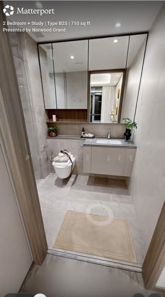 Norwood Grand, , 2 Bedrooms, 721 sqft, Condominium For Rent, by Phoebe Lee, 500229650 - Bathroom - PropertyGuru.com.sg