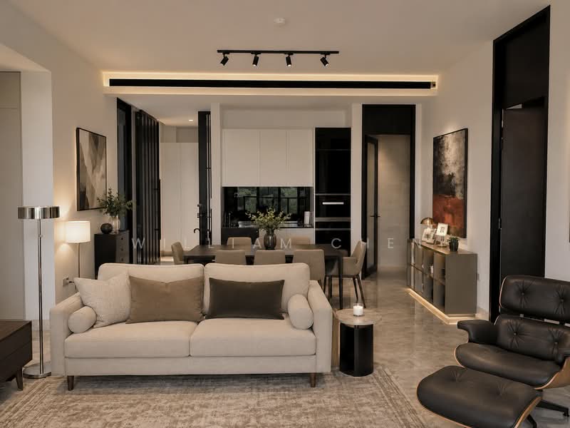 Martin Modern, 10 Martin Place, 3 Bedrooms, 1,421 sqft, Apartment For Sale, by William Chen, 500229667 - Living Room - PropertyGuru.com.sg