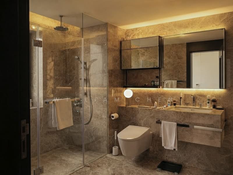 Martin Modern, 10 Martin Place, 3 Bedrooms, 1,421 sqft, Apartment For Sale, by William Chen, 500229667 - Bathroom - PropertyGuru.com.sg