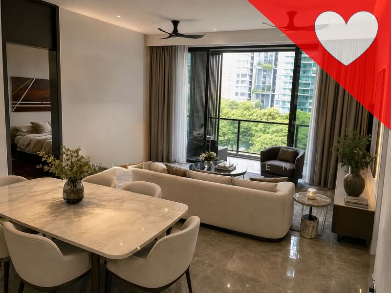Martin Modern, 10 Martin Place, 3 Bedrooms, 1,421 sqft, Apartment For Sale, by William Chen, 500229667 - Living Room - PropertyGuru.com.sg
