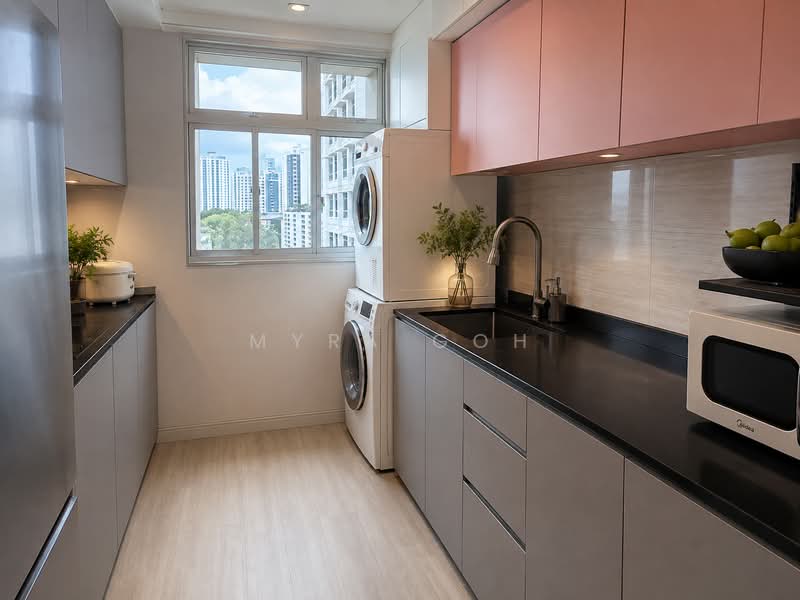421C Northshore Drive, 421C Northshore Drive, 1 Bedroom, 506 sqft, HDB Flat For Sale, by Myra Goh, 500229714 - Kitchen - PropertyGuru.com.sg