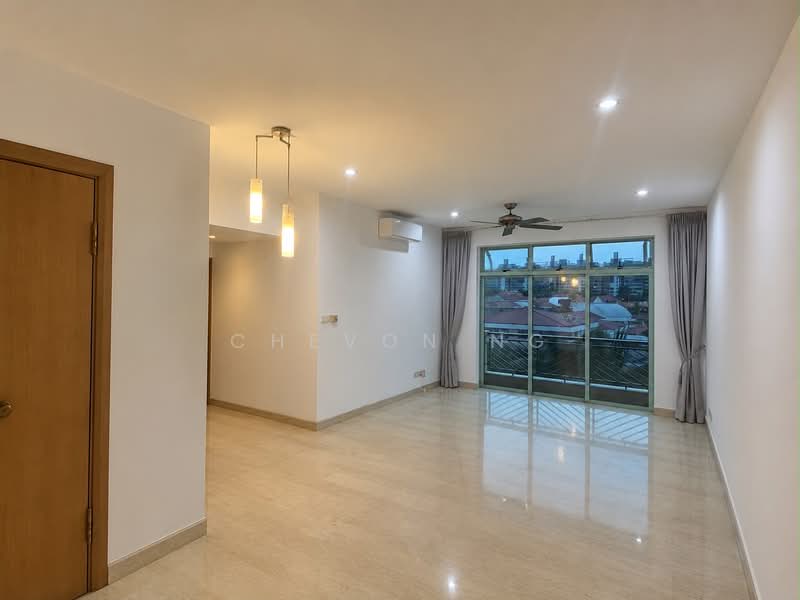 Faber Crest, 50A Faber Heights, 2 Bedrooms, 1,033 sqft, Condominium For Rent, by Chevon Ng, 500229761 - Living Room - PropertyGuru.com.sg