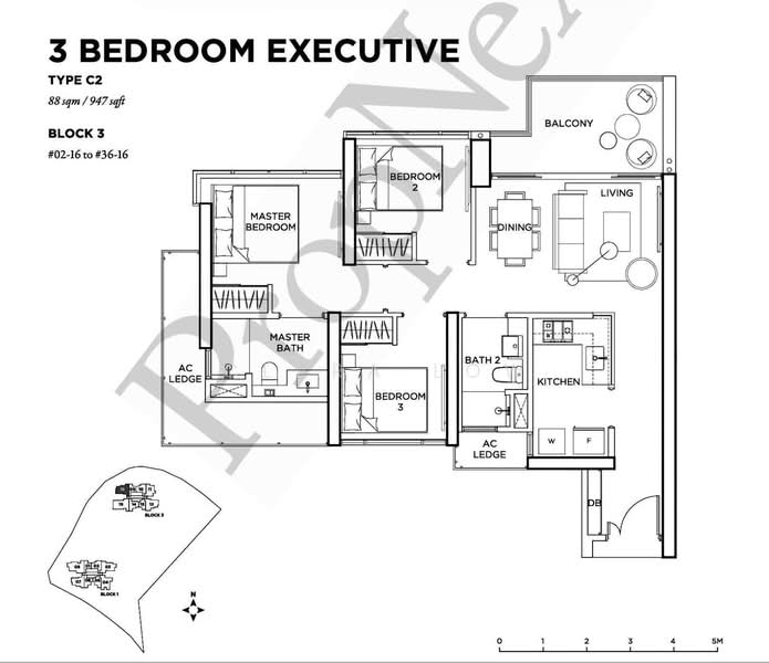 Gem Residences, 3 Lorong 5 Toa Payoh, 3 Bedrooms, 947 sqft, Condominium For Sale, by Clara Low, 500229824 - PropertyGuru.com.sg