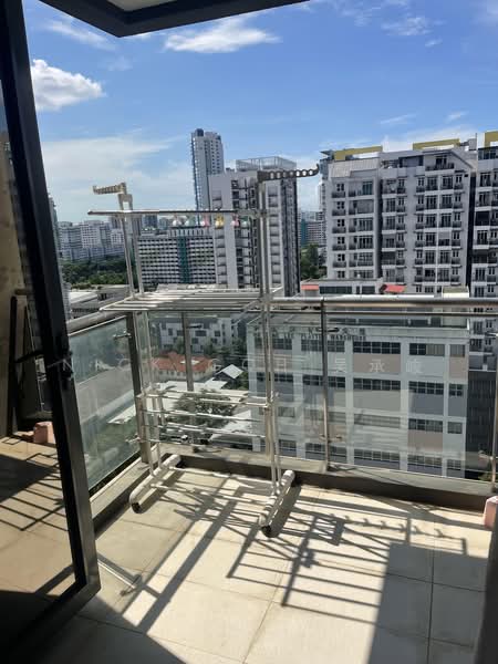 The Viridian, 6 Jalan Ampas, 1 Bedroom, 527 sqft, Condominium For Rent, by Nick Goh 吴承峻, 500229833 - Balcony - PropertyGuru.com.sg