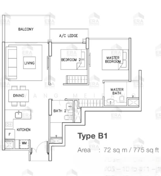 Ripple Bay, 6 Pasir Ris Link, 2 Bedrooms, 775 sqft, Condominium For Sale, by Wang Meifang (Fae), 500229845 - PropertyGuru.com.sg