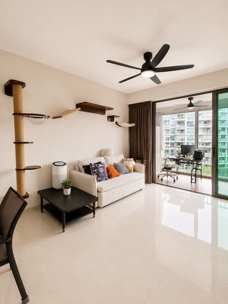 Ripple Bay, 6 Pasir Ris Link, 2 Bedrooms, 775 sqft, Condominium For Sale, by Wang Meifang (Fae), 500229845 - Living Room - PropertyGuru.com.sg