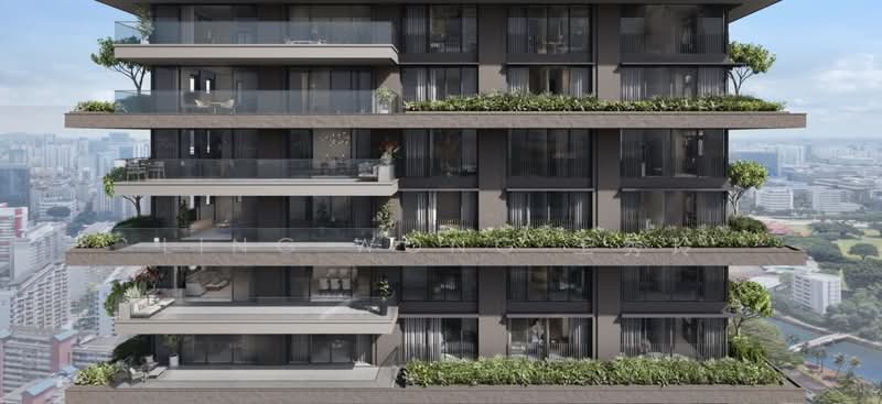 Aurea, 802 Beach Road, 4 Bedrooms, 1,442 sqft, Condominium For Sale, by Ling Wong 王秀玲, 500229858 - Balcony - PropertyGuru.com.sg