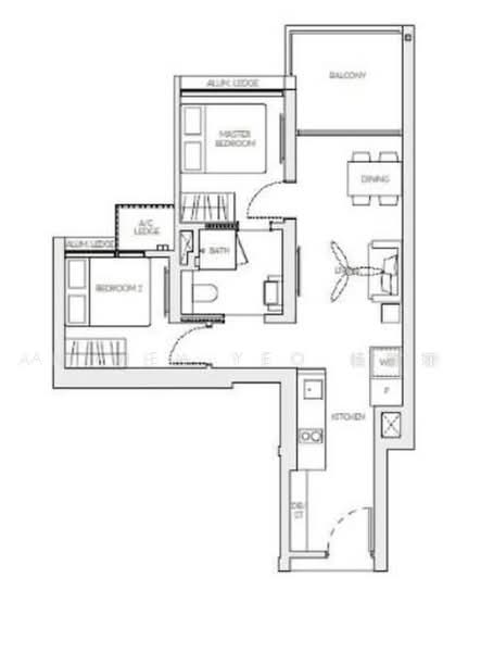 The Woodleigh Residences, 21 Bidadari Park Drive, Macpherson / Potong Pasir, 2 Bedrooms, 570 sqft, Apartment For Sale, by Anthea Yeo 杨丽娇, 500229860 - PropertyGuru.com.sg