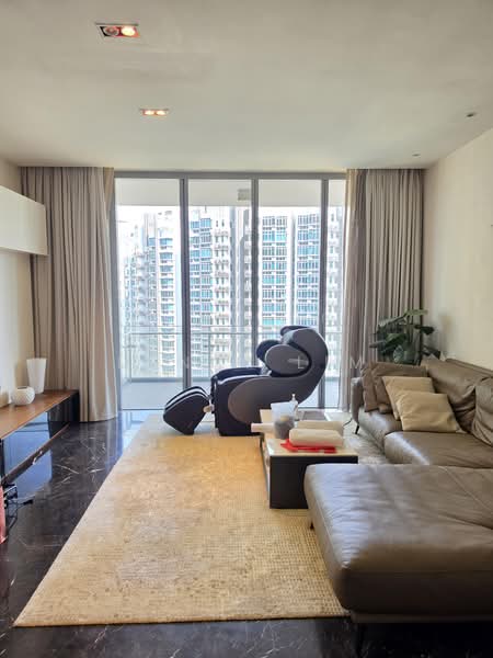 Helios Residences, 15 Cairnhill Circle, 3 Bedrooms, 1,668 sqft, Condominium For Rent, by Denny Lim, 500229881 - Living Room - PropertyGuru.com.sg