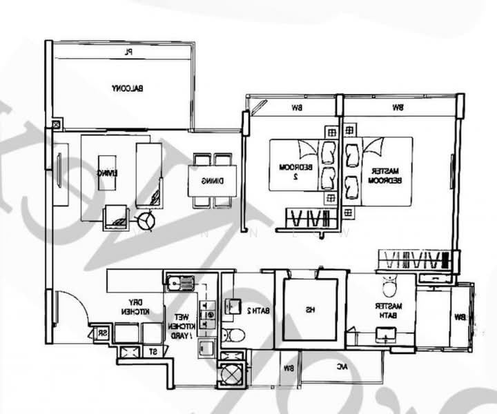 ClementiWoods Condominium, 82 West Coast Road, 2 Bedrooms, 1,055 sqft, Condominium For Rent, by Vernon Low, 500229920 - PropertyGuru.com.sg
