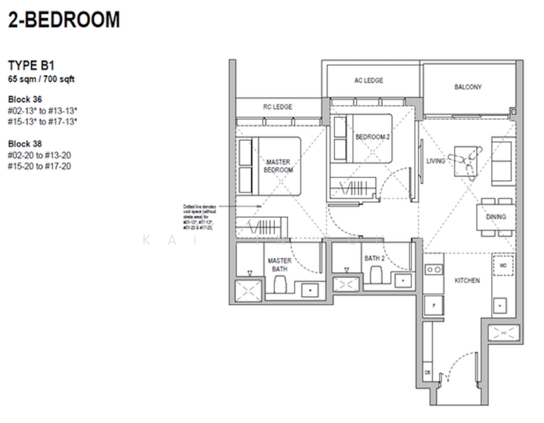 Lentoria, 36 Lentor Hills Road, 2 Bedrooms, 700 sqft, Condominium For Sale, by Kai Lin Koh, 500229962 - PropertyGuru.com.sg