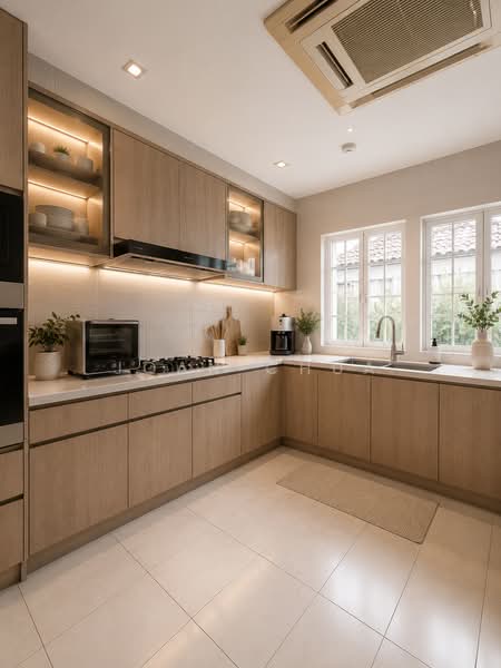 Gentle Villas, Gentle Drive, 5 Bedrooms, 3,000 sqft, Detached House For Sale, by Joan Chua, 500230023 - Kitchen - PropertyGuru.com.sg