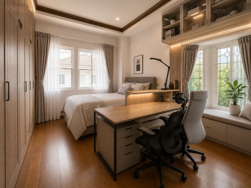 Gentle Villas, Gentle Drive, 5 Bedrooms, 3,000 sqft, Detached House For Sale, by Joan Chua, 500230023 - Bedroom - PropertyGuru.com.sg