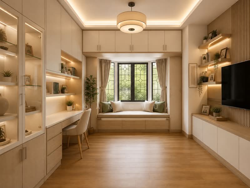Gentle Villas, Gentle Drive, 5 Bedrooms, 3,000 sqft, Detached House For Sale, by Joan Chua, 500230023 - Study - PropertyGuru.com.sg