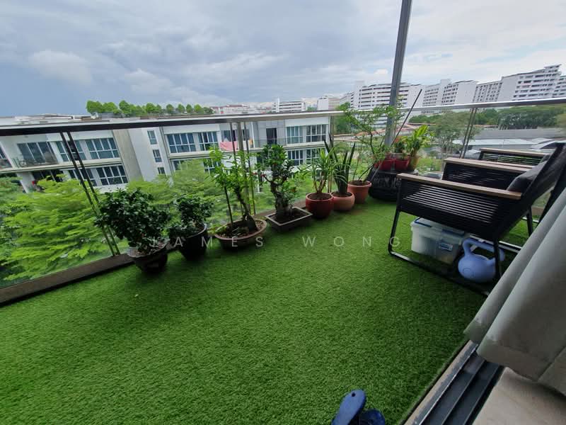 Tropika East, 5 Foo Kim Lin Road, 3 Bedrooms, 1,819 sqft, Condominium For Sale, by James Wong, 500230091 - Balcony - PropertyGuru.com.sg