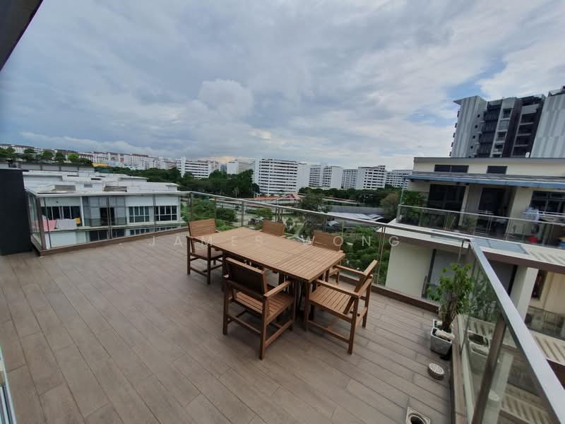 Tropika East, 5 Foo Kim Lin Road, 3 Bedrooms, 1,819 sqft, Condominium For Sale, by James Wong, 500230091 - Terrace area - PropertyGuru.com.sg