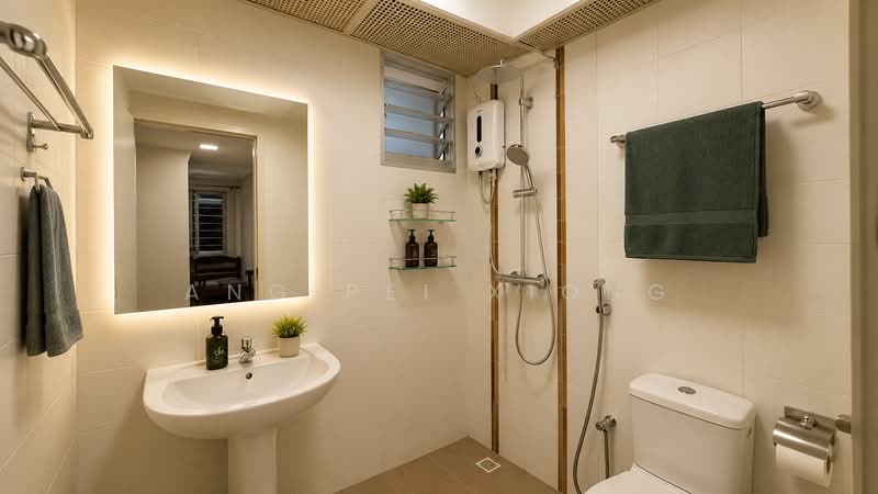 470A Upper Serangoon Crescent, 470A Upper Serangoon Crescent, 3 Bedrooms, 1,000 sqft, HDB Flat For Sale, by Ang Pei Xiong, 500230097 - Bathroom - PropertyGuru.com.sg