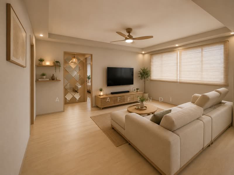 104 Pasir Ris Street 12, 104 Pasir Ris Street 12, 3 Bedrooms, 1,162 sqft, HDB Flat For Sale, by Alfa Affendi, 500230103 - Living Room - AI Illustration  - PropertyGuru.com.sg