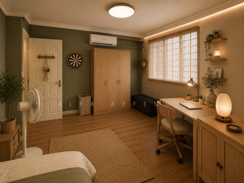 104 Pasir Ris Street 12, 104 Pasir Ris Street 12, 3 Bedrooms, 1,162 sqft, HDB Flat For Sale, by Alfa Affendi, 500230103 - Bedroom - AI Illustration - PropertyGuru.com.sg