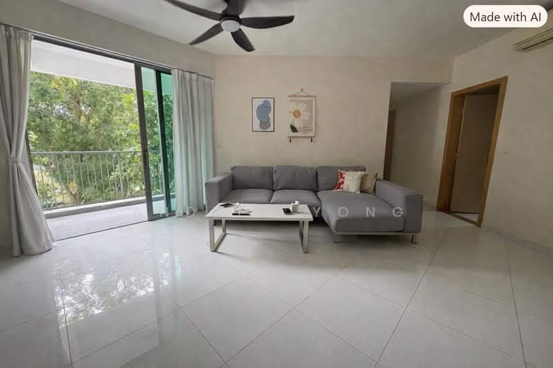 Eight Courtyards, 2 Canberra Drive, 3 Bedrooms, 958 sqft, Condominium For Rent, by Andrew Yong, 500230130 - Living Room - PropertyGuru.com.sg