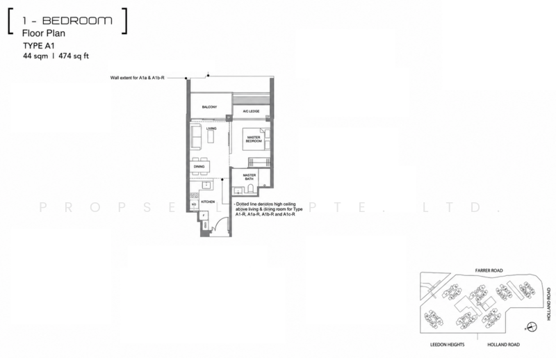 Leedon Green, 34 Leedon Heights, 1 Bedroom, 474 sqft, Apartment For Sale, by Kit Toh, 500230142 - PropertyGuru.com.sg
