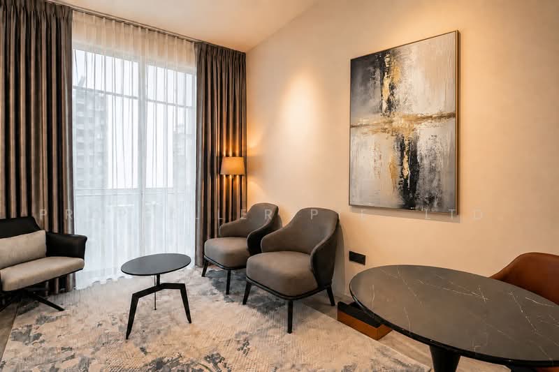 Leedon Green, 34 Leedon Heights, 1 Bedroom, 474 sqft, Apartment For Sale, by Kit Toh, 500230142 - Living Room - PropertyGuru.com.sg