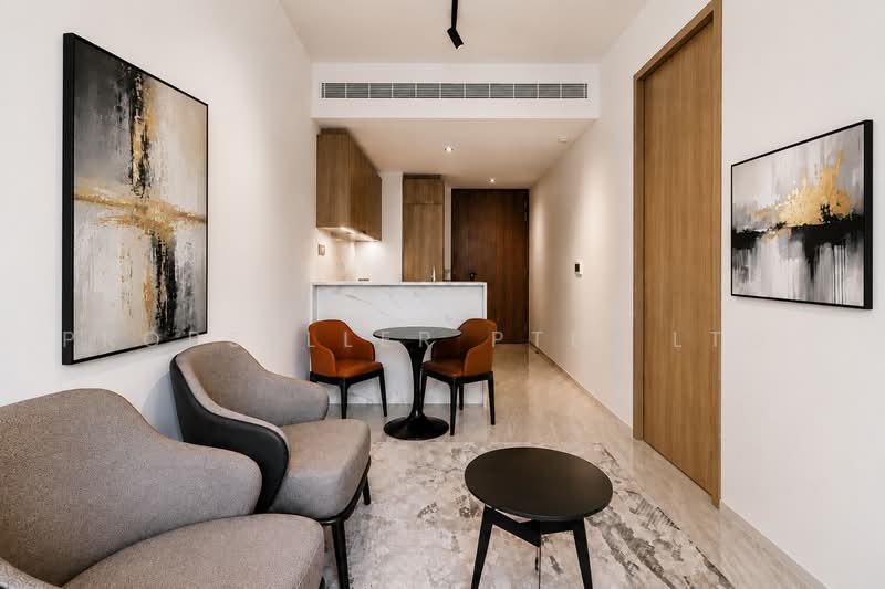 Leedon Green, 34 Leedon Heights, 1 Bedroom, 474 sqft, Apartment For Sale, by Kit Toh, 500230142 - Living Room - PropertyGuru.com.sg