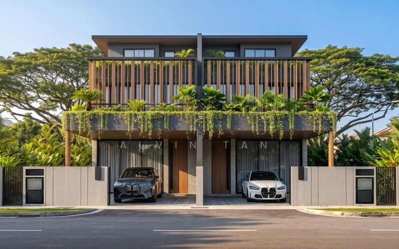 EXCLUSIVE LISTING!BRAND NEW SEMI D IN FRANKEL ESTATE, , 5 Bedrooms, 5,954 sqft, Semi-Detached House For Sale, by Alvin Tan, 500230149 - Exterior - PropertyGuru.com.sg