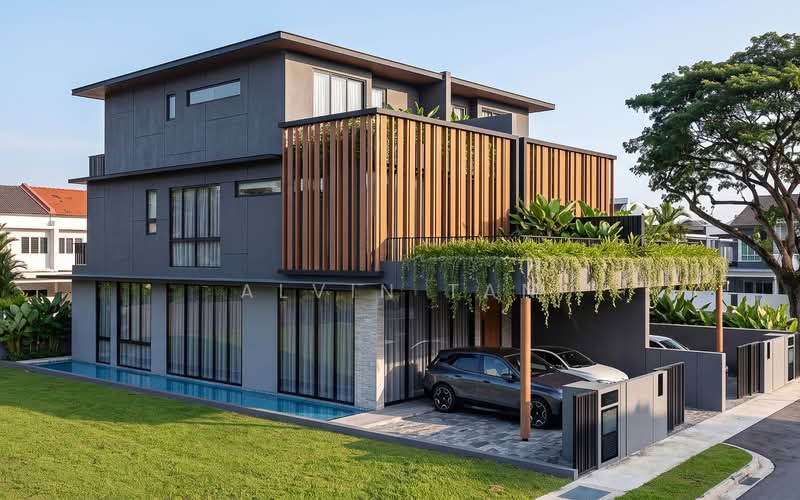EXCLUSIVE LISTING!BRAND NEW SEMI D IN FRANKEL ESTATE, , 5 Bedrooms, 5,954 sqft, Semi-Detached House For Sale, by Alvin Tan, 500230149 - Exterior - PropertyGuru.com.sg