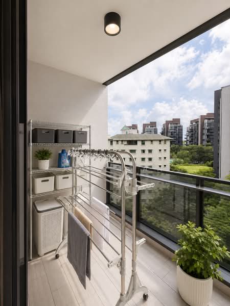 Leedon Green, 34 Leedon Heights, 1 Bedroom, 474 sqft, Condominium For Sale, by Joey Tan, 500230189 - Balcony - PropertyGuru.com.sg
