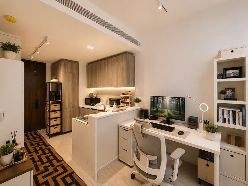 Leedon Green, 34 Leedon Heights, 1 Bedroom, 474 sqft, Condominium For Sale, by Joey Tan, 500230189 - Kitchen - PropertyGuru.com.sg