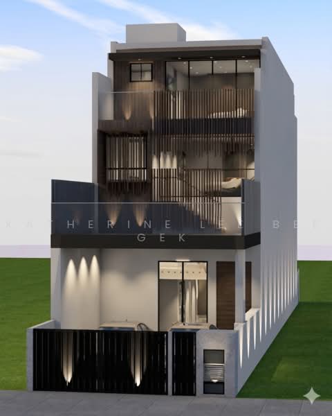 LANDED7772@ Sembawang Hills Brand New Terrace, , 6 Bedrooms, 6,460 sqft, Terraced House For Sale, by Katherine Lee Bee Gek, 500230221 - Exterior - PropertyGuru.com.sg