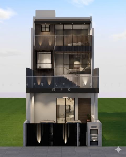 LANDED7772@ Sembawang Hills Brand New Terrace, , 6 Bedrooms, 6,460 sqft, Terraced House For Sale, by Katherine Lee Bee Gek, 500230221 - Exterior - PropertyGuru.com.sg