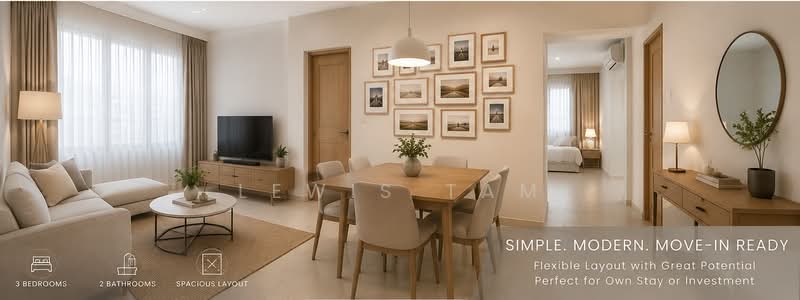 324 Yishun Central, 324 Yishun Central, 3 Bedrooms, 1,528 sqft, HDB Flat For Sale, by Lewis Tam, 500230237 - Living Room - PropertyGuru.com.sg