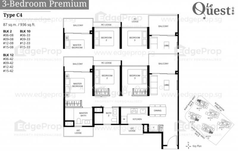 Le Quest, 2 Bukit Batok Street 41, 3 Bedrooms, 936 sqft, Condominium For Sale, by Maxx Wong, 500230270 - PropertyGuru.com.sg