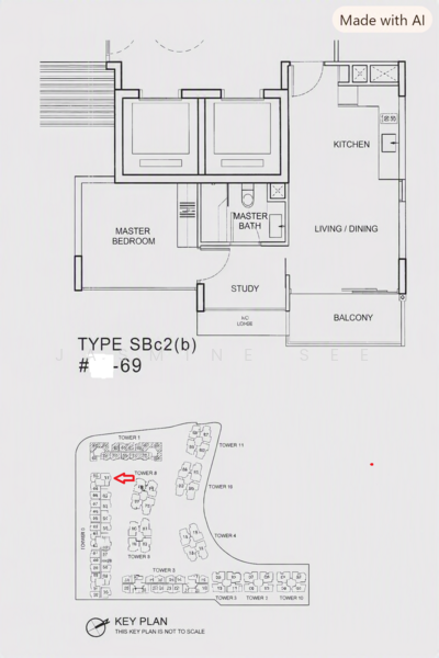 Watertown, 69 Punggol Central, Studio, 581 sqft, Condominium For Sale, by Jasmine See, 500230284 - PropertyGuru.com.sg