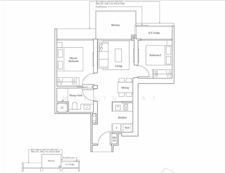 Avenue South Residence, 13 Silat Avenue, 2 Bedrooms, 657 sqft, Condominium For Sale, by Melvin Tay, 500230294 - PropertyGuru.com.sg