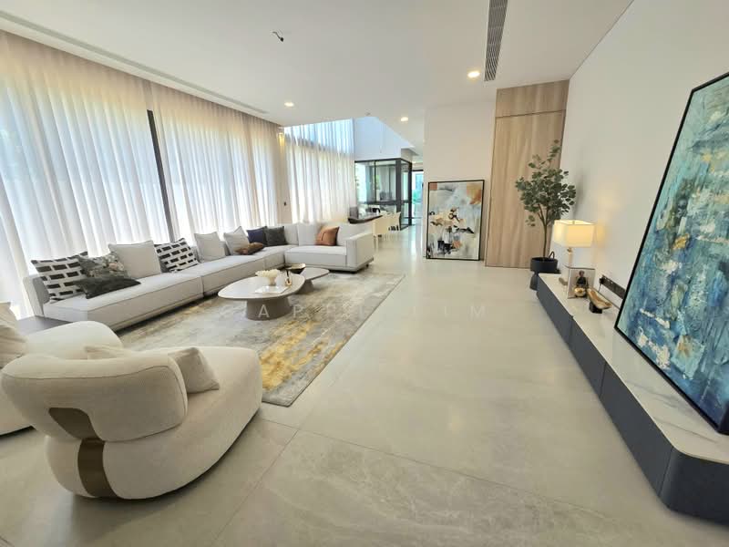 Brand New Landed for Sale! 1km to Top Schools!, Kheam Hock Road, Trevose Crescent, Merryn Road, University Road, Berrima Road, 6 Bedrooms, 7,898 sqft, Corner Terrace For Sale, by Cappi Lim, 500230303 - Living Room - PropertyGuru.com.sg